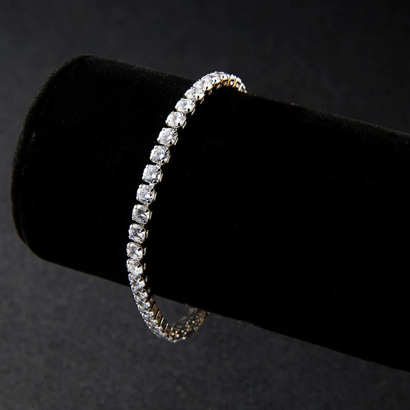 Fashion Crystal Elastic Bracelet - Gold Color Wedding