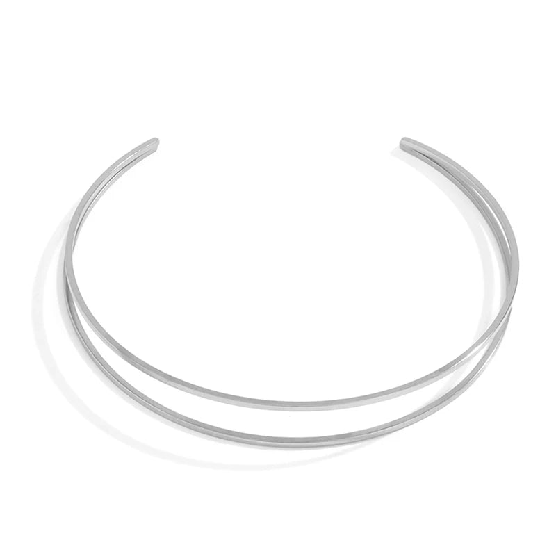 Punk Armlet Upper Arm Cuff - Adjustable Minimalist Bangle