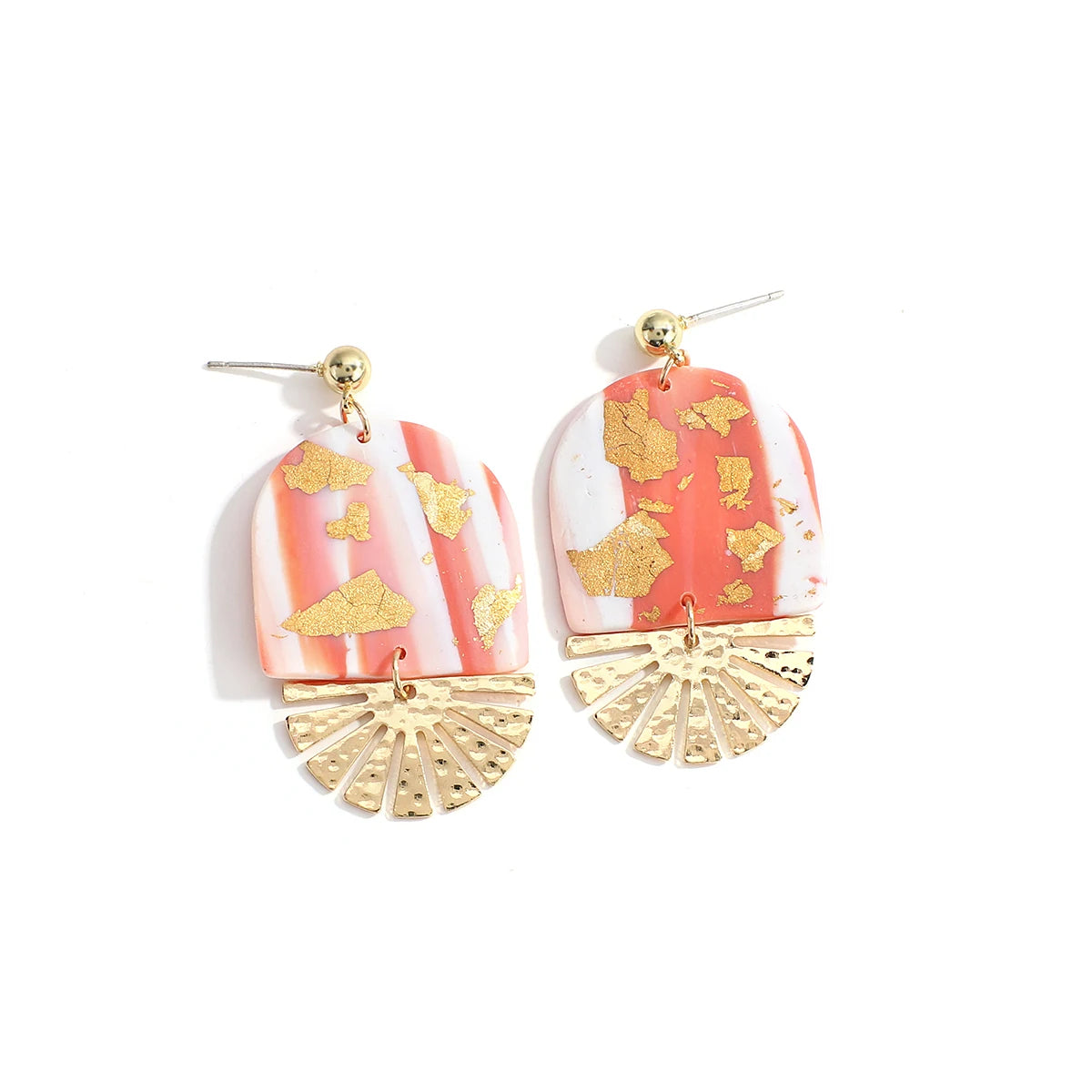 Lifefontier Polymer Clay Earrings - Handmade Abstract