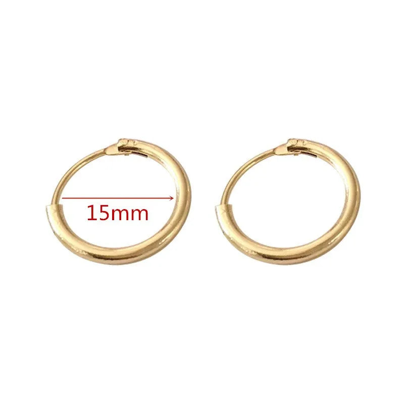 Large Hoop Earrings - 40mm 60mm 80mm Big Circle
