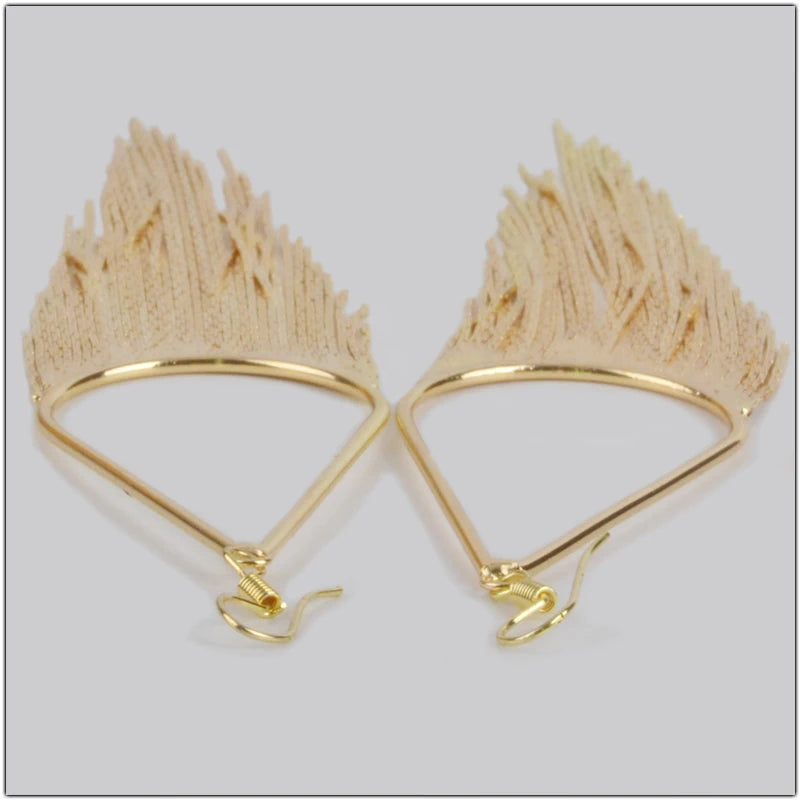 Baroque Long Tassel Earrings - Big Water Drop Wedding