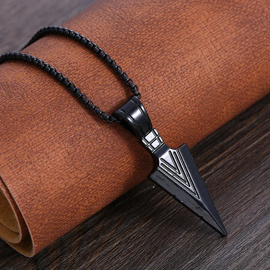 European Small Arrow Pendant Necklace - Trendy Neo-Gothic