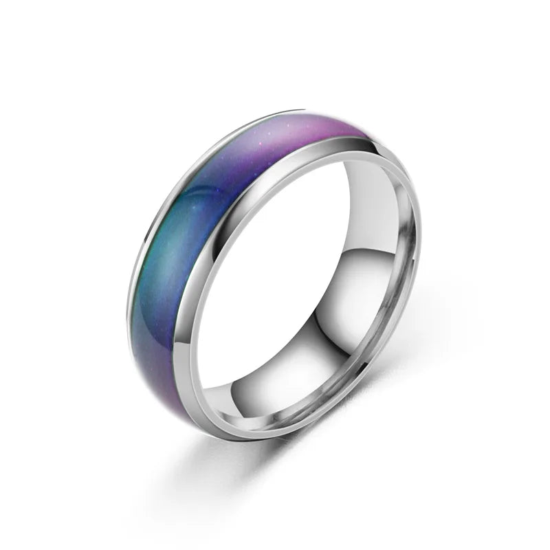 Mood Ring - 5 Colors Temperature Changing Stainless Steel