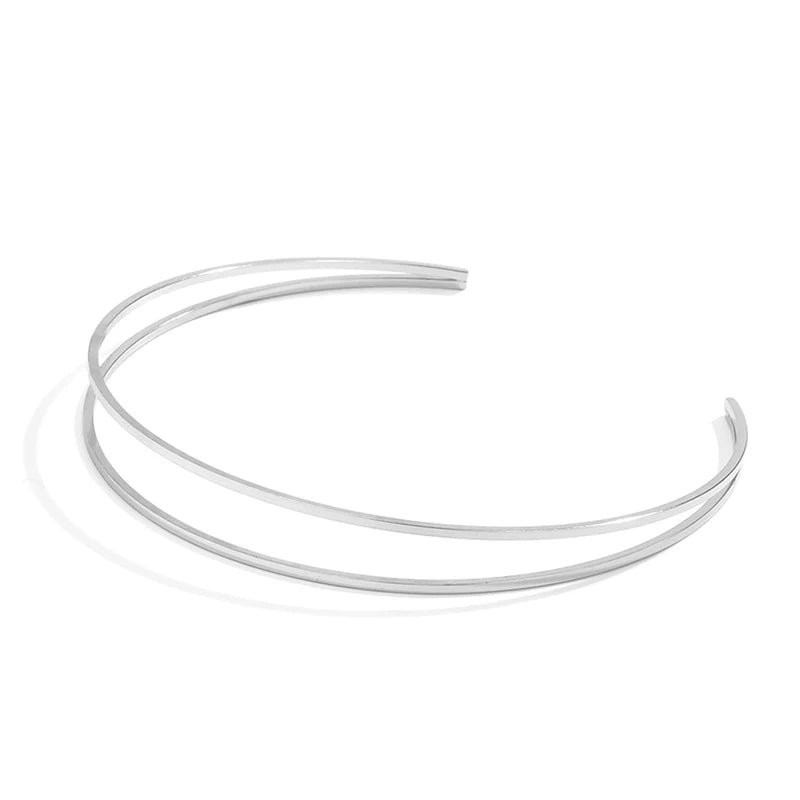 Punk Armlet Upper Arm Cuff - Adjustable Minimalist Bangle