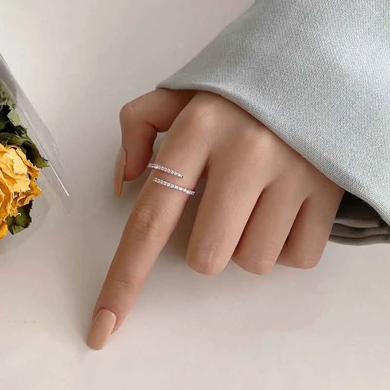 2024 Minimalist Thin Ring - Brilliant Cubic Zircon