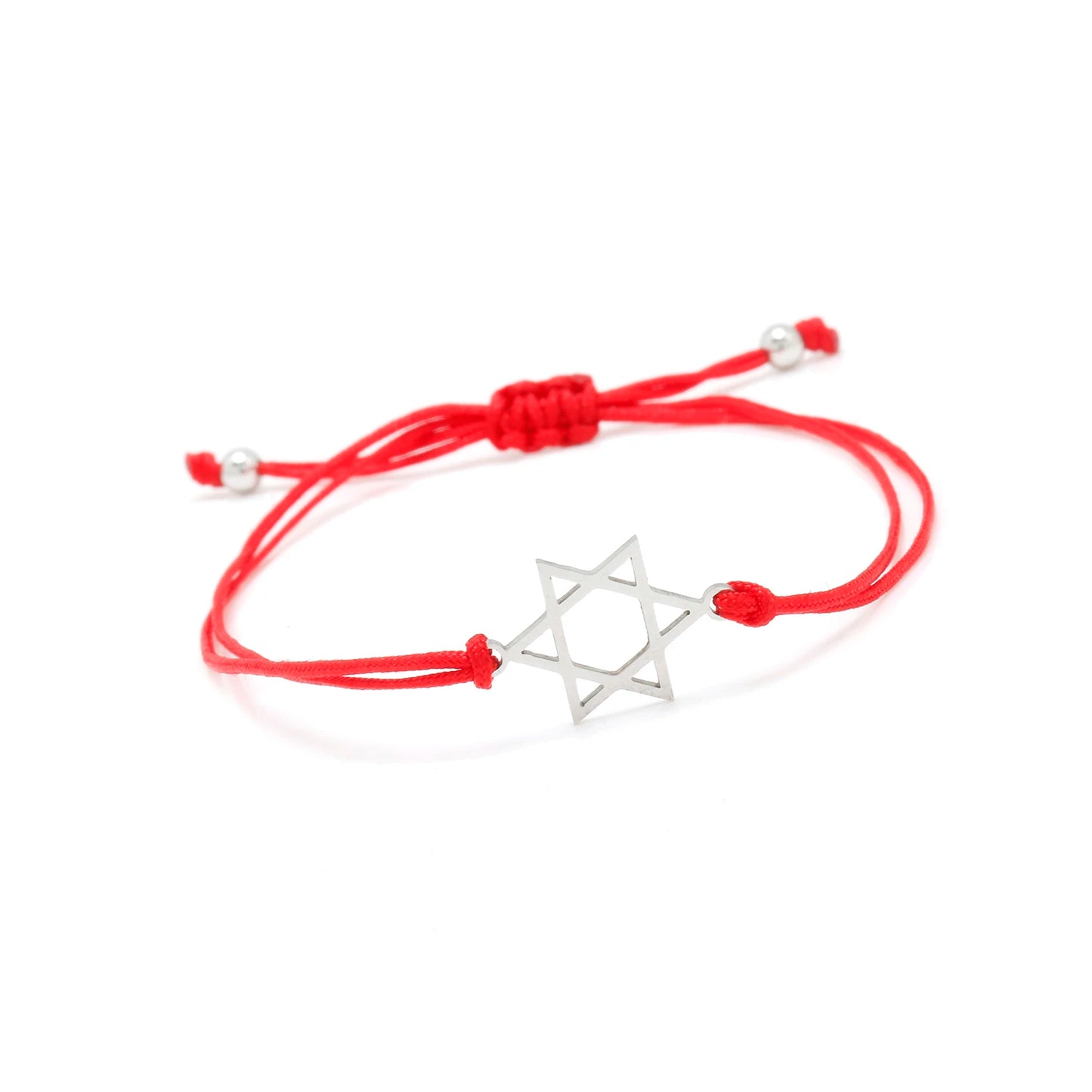 Gold Star of David Bracelet - Jewish Solomon Seal String