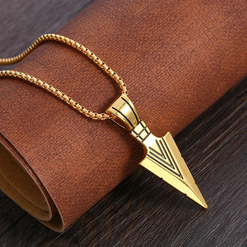 European Small Arrow Pendant Necklace - Trendy Neo-Gothic