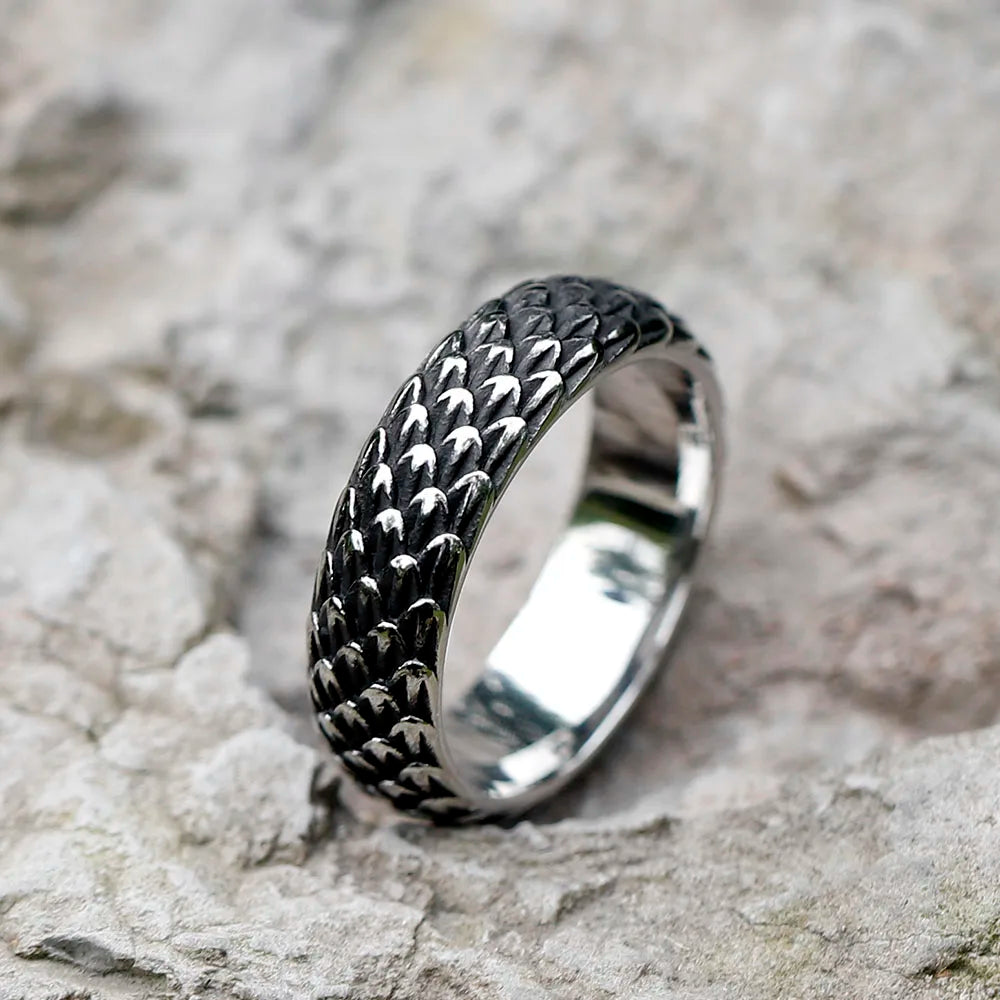 Nordic Viking Dragon Ring - 316L Stainless Steel