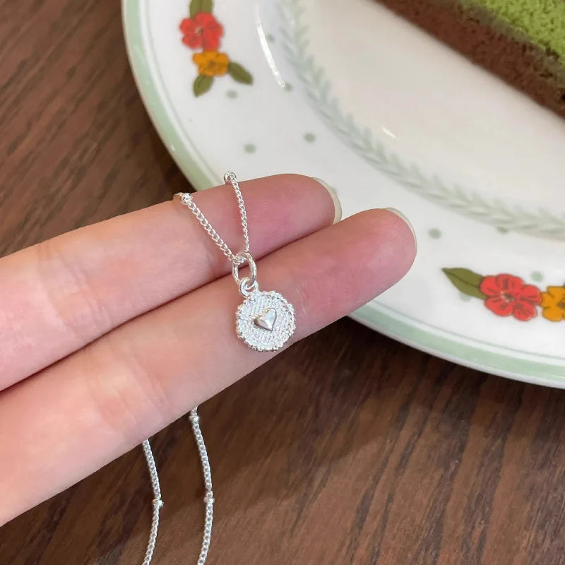 925 Silver Pearl Thin Chain Necklace - Trendy Simple Elegant