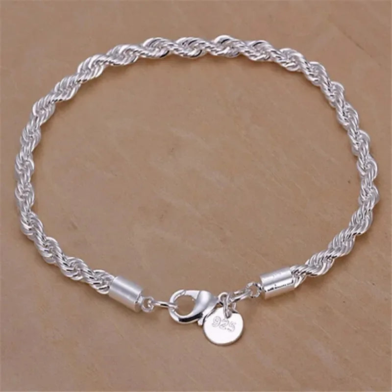 Luxury Love Braided Leaf Bracelet - Crystal Wedding Charm