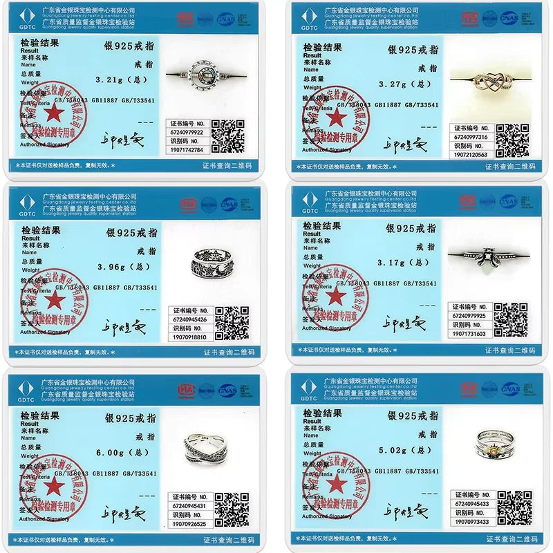 925 Sterling Silver Star & Moon Ring - Blue Zircon