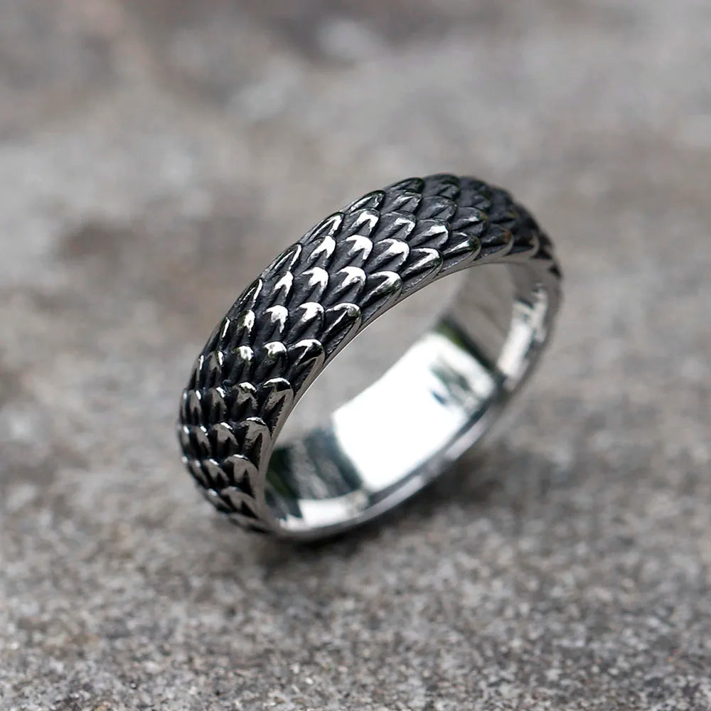 Nordic Viking Dragon Ring - 316L Stainless Steel