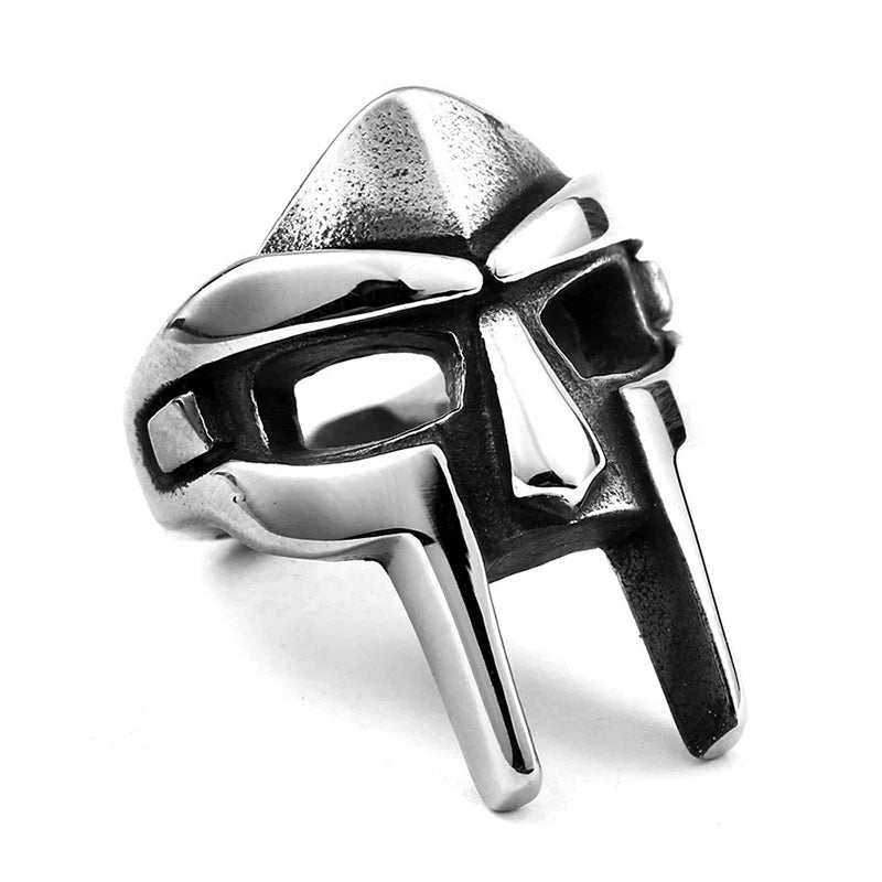 MF DOOM Mask Ring - Gothic Punk Gladiator Style