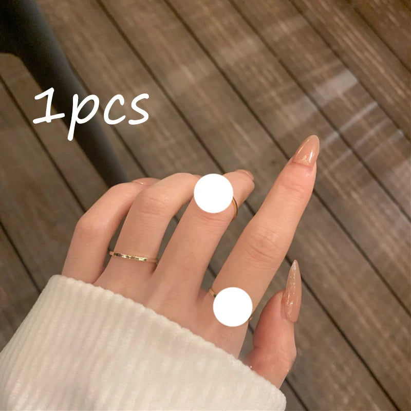 Colorful Drip Glaze Ring - Retro Geometric Gold