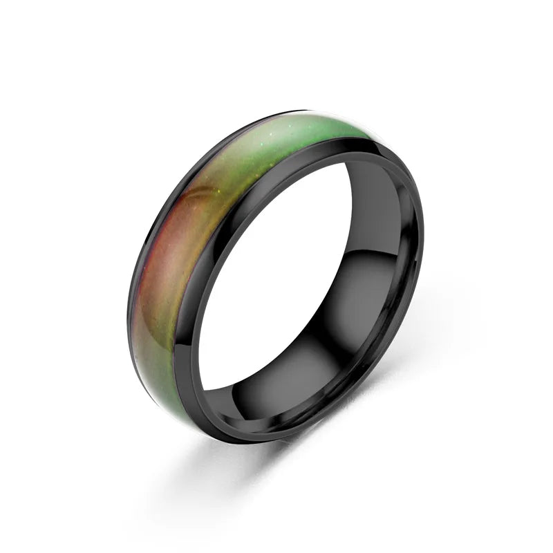 Mood Ring - 5 Colors Temperature Changing Stainless Steel
