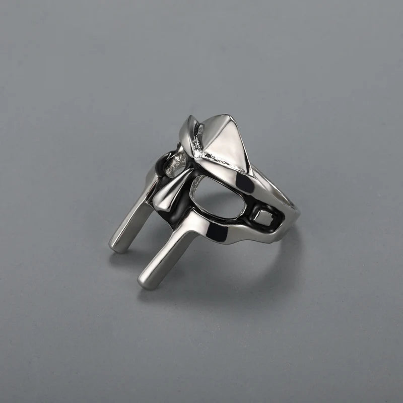 MF DOOM Mask Ring - Gothic Punk Gladiator Style