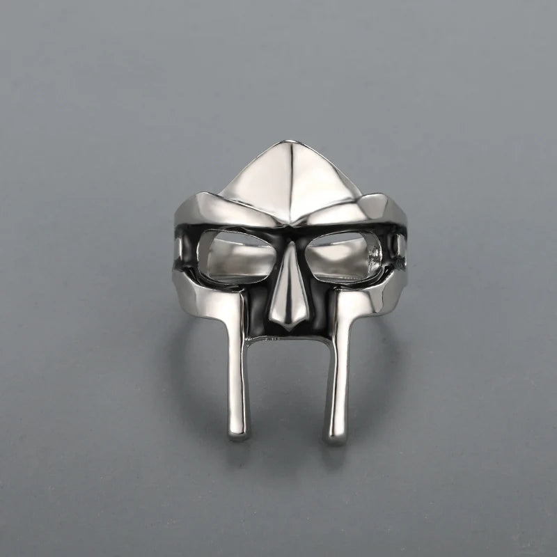 MF DOOM Mask Ring - Gothic Punk Gladiator Style