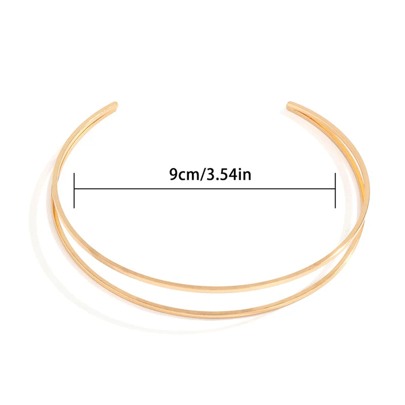 Punk Armlet Upper Arm Cuff - Adjustable Minimalist Bangle