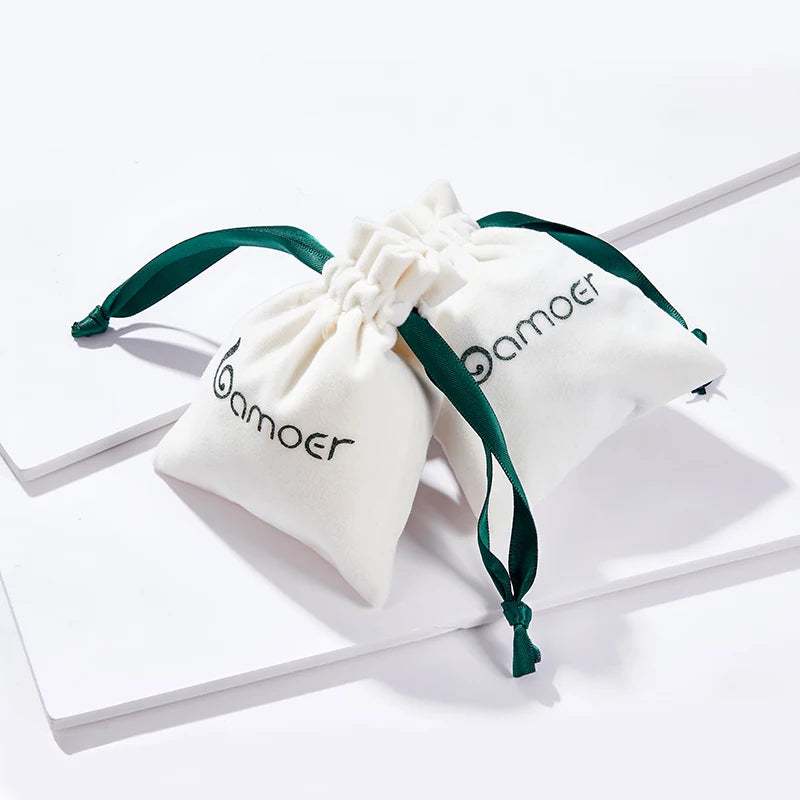 BAMOER Silver Invisible Chain Necklace - Rhinestone Fishing Line