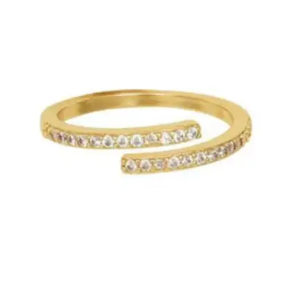 2024 Minimalist Thin Ring - Brilliant Cubic Zircon